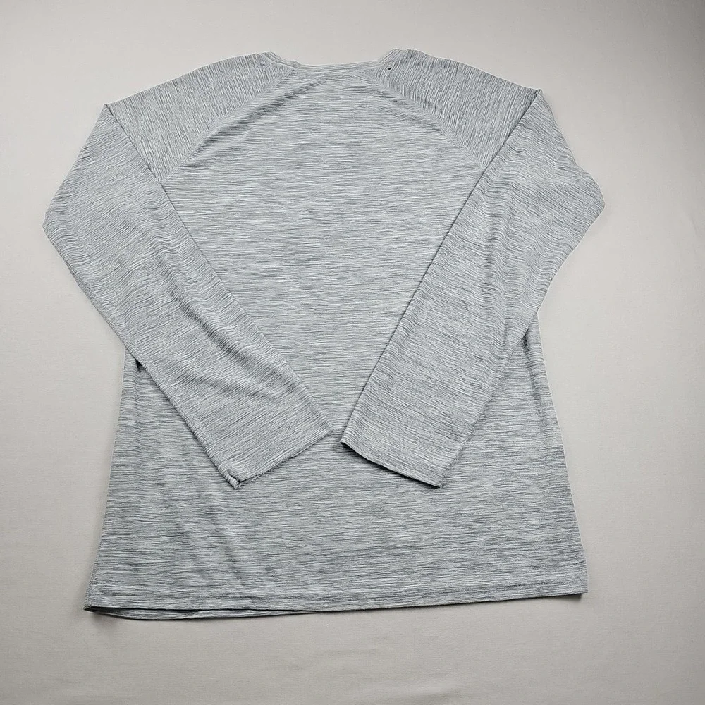Old Navy Active Boys Breathe On Long Sleeve T-Shirt Size XXL (18) Light Grey